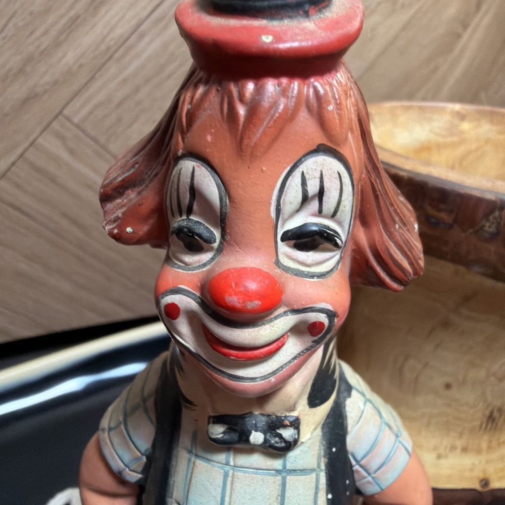 Norleans‎ Japanese Figurine - Clown -Handmade Portugal Chalk Style - Picture 2 of 16